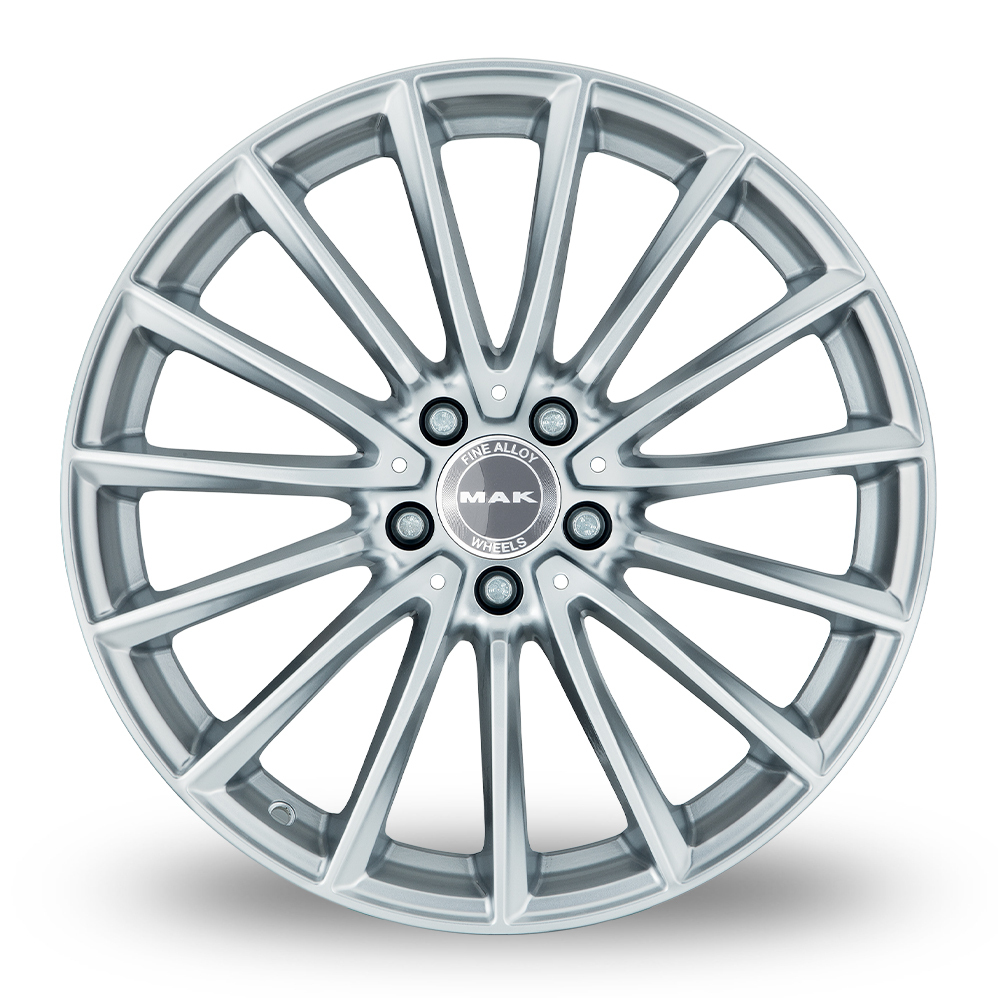 19 Inch MAK Komet Silver Alloy Wheels