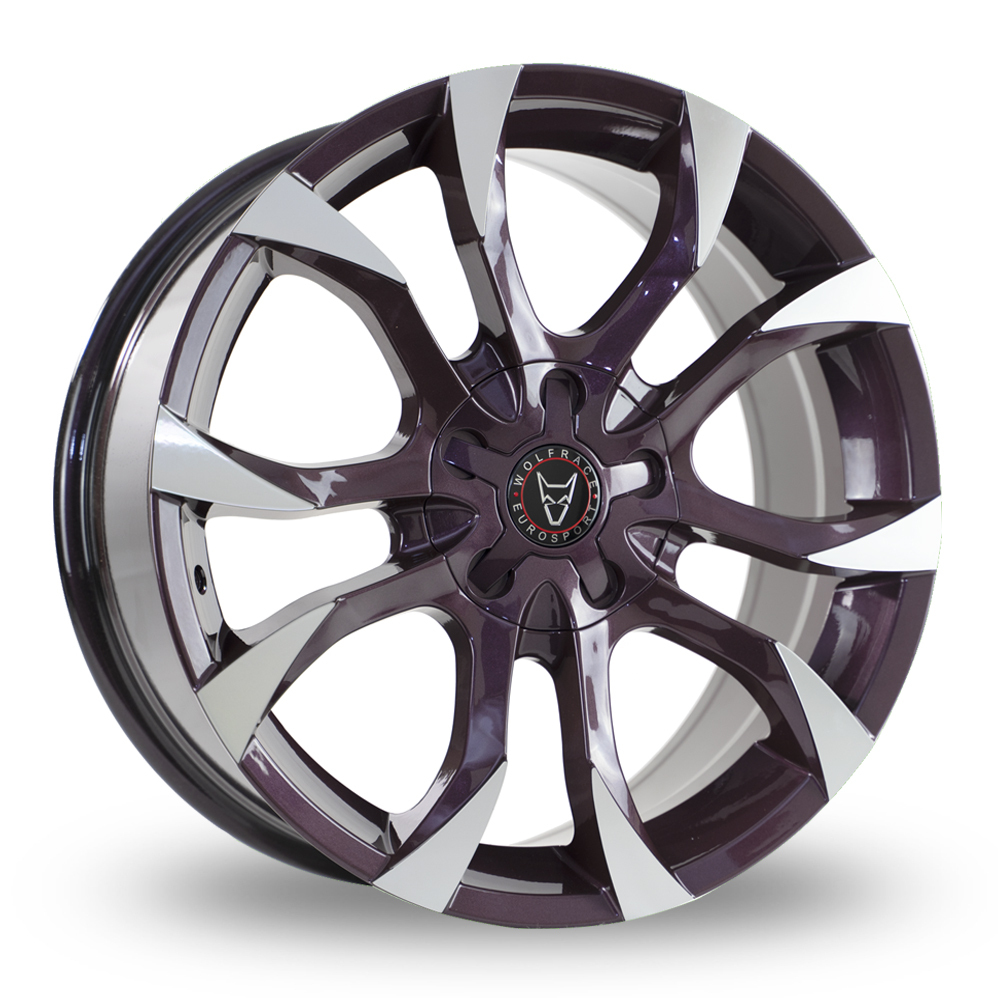 20 Inch Wolfrace Assassin Purple Alloy Wheels