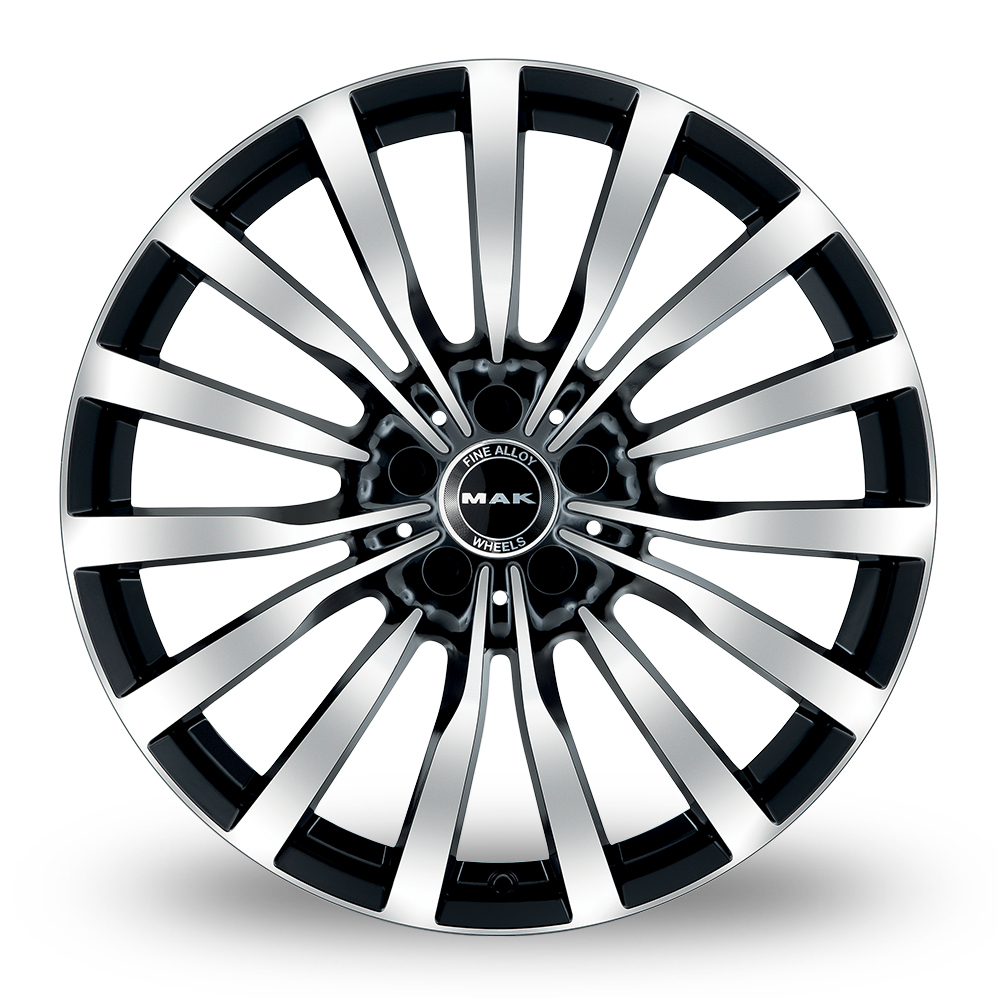 20 Inch MAK Krone Black Mirror Alloy Wheels