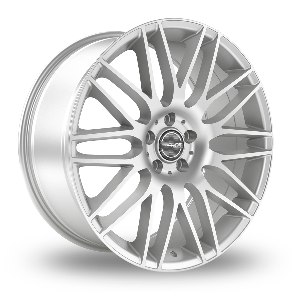 19 Inch Proline PXK Metallic Silver Alloy Wheels