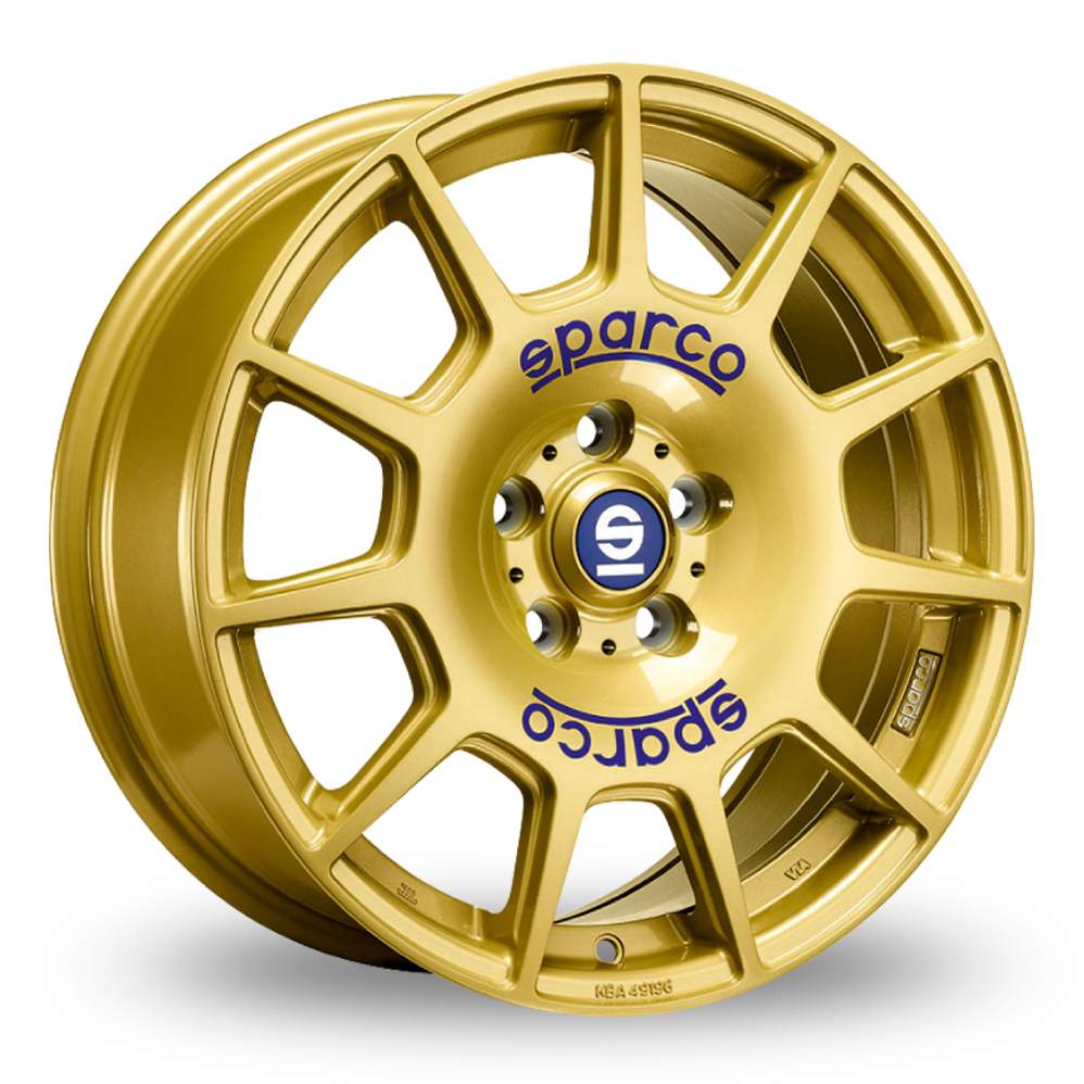 17 Inch Sparco Terra Gold Alloy Wheels