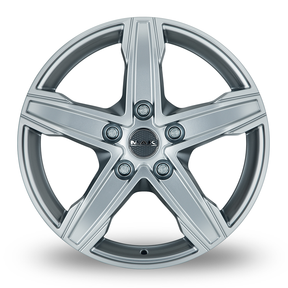 18 Inch MAK King 5 Silver Alloy Wheels