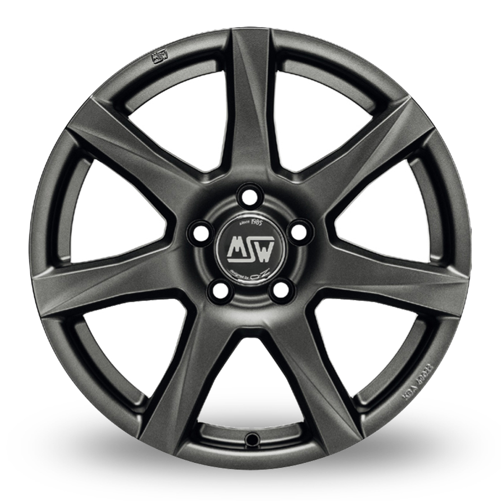 15 Inch MSW (by OZ) 77 Grey Alloy Wheels