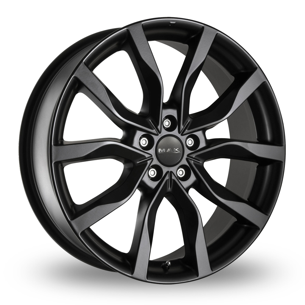 18 Inch MAK Koln Matt Black Alloy Wheels