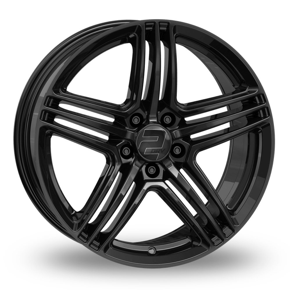 17 Inch 2DRV WH12 Gloss Black Alloy Wheels