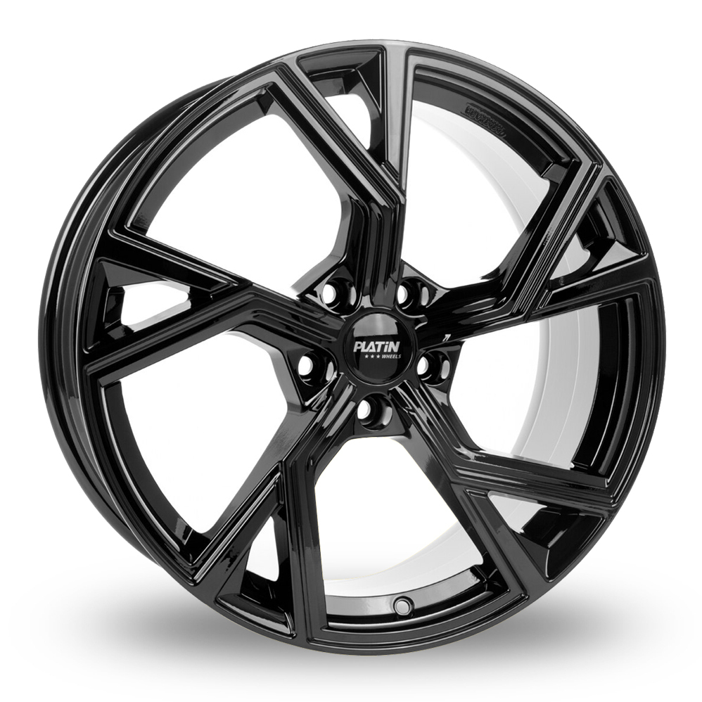 19 Inch Platin P 100 Black Alloy Wheels