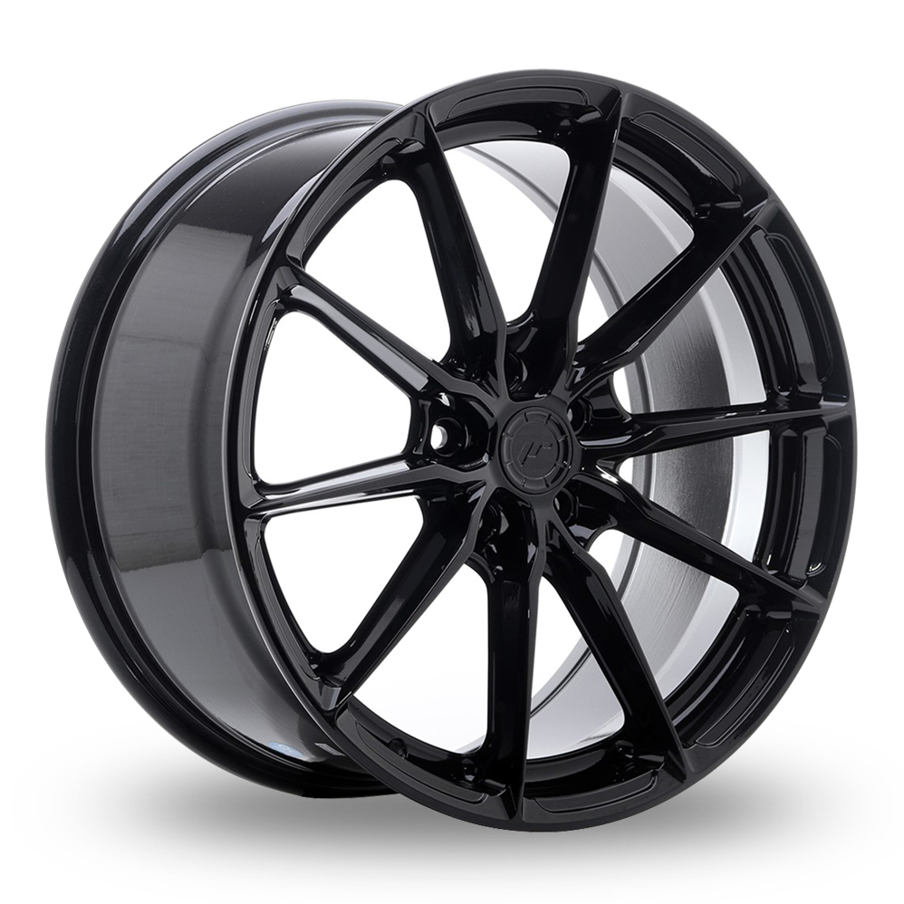 19 Inch Japan Racing JR37 (8.5x19) Gloss Black Alloy Wheels