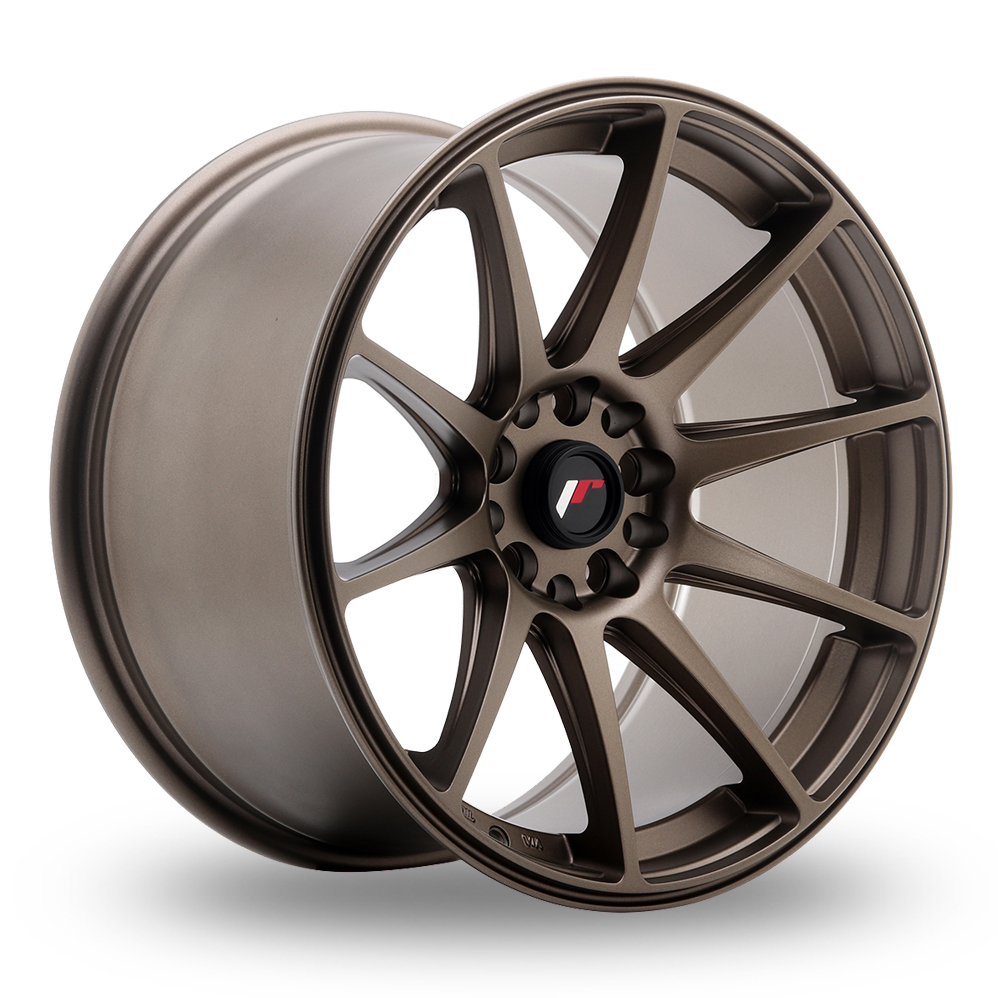 18 Inch Japan Racing JR11 (9.5x18) Matt Bronze Alloy Wheels