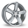 15 Inch Fondmetal 7900 Silver Alloy Wheels