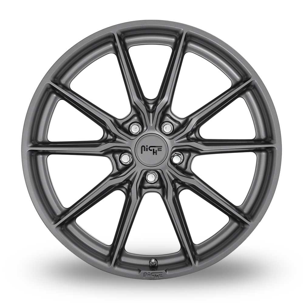 19 Inch Niche Rainier Matt Anthracite Alloy Wheels