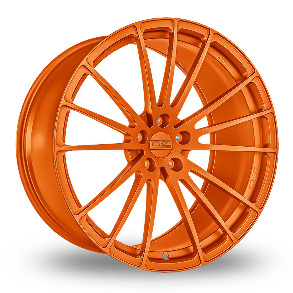 20 Inch OZ Racing Forged Ares Orange Alloy Wheels