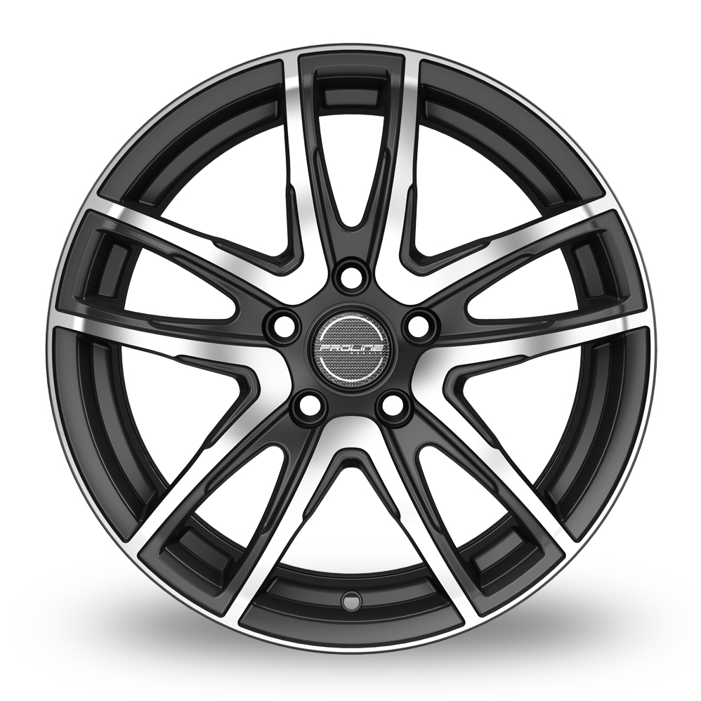 17 Inch Proline PXV Black Polished Alloy Wheels