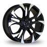 20 Inch Wolfrace Assassin GT2 (Special Offer) Black Polished Alloy Wheels