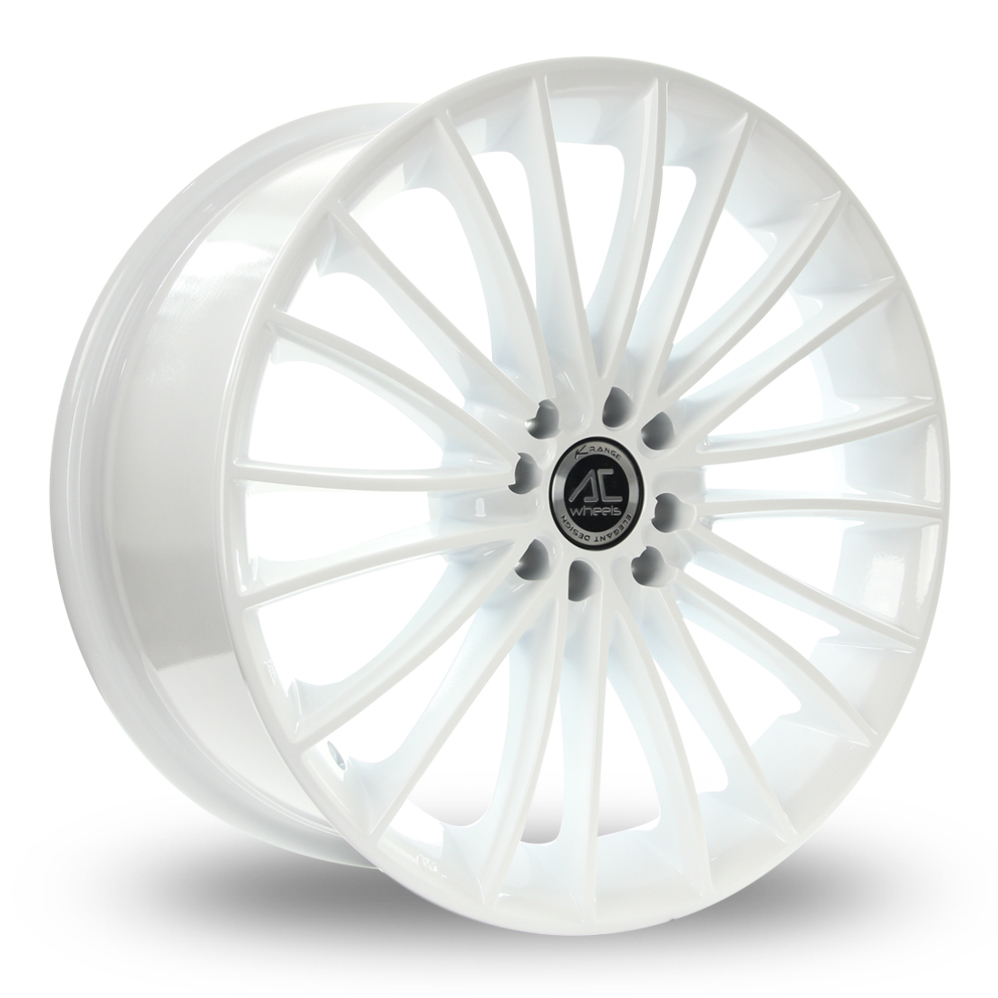 18 Inch AC Wheels Xela White Alloy Wheels