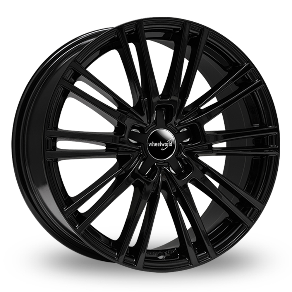 20 Inch 2DRV WH18 Big Cap Gloss Black Alloy Wheels