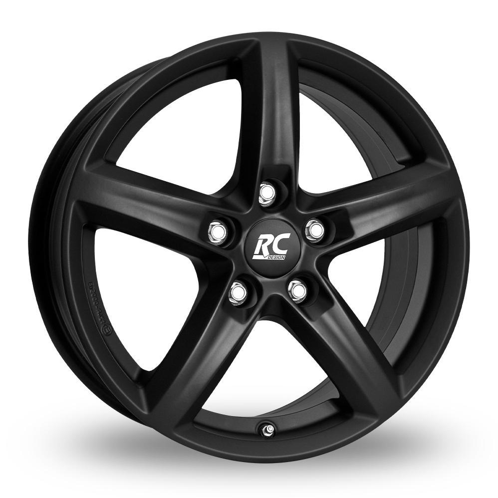 17 Inch RC Design RC24 Matt Black Alloy Wheels