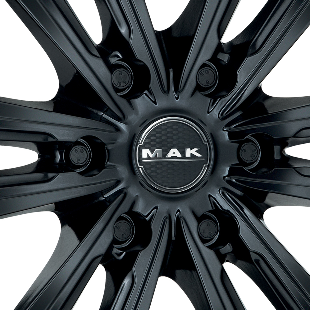 20 Inch MAK Safari 6 Gloss Black Alloy Wheels