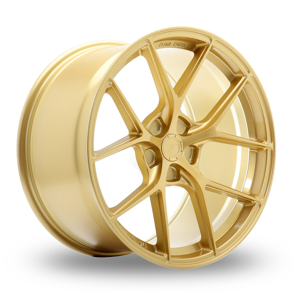 19 Inch Japan Racing SL01 () (Custom Fitment) Gold Alloy Wheels