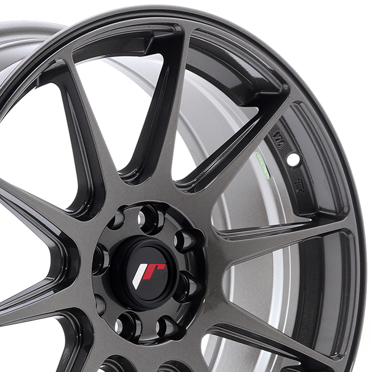 17 Inch Japan Racing JR11 (7.25x17) Hyper Grey Alloy Wheels