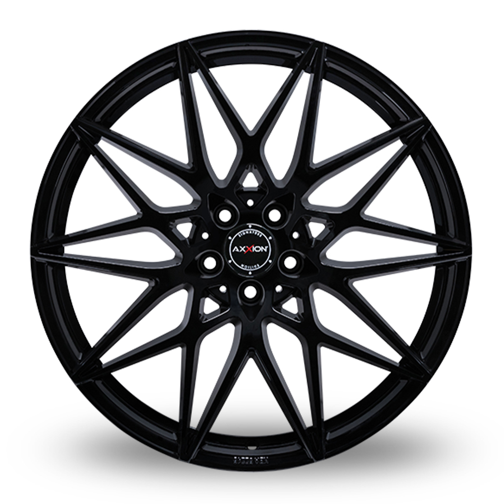 19 Inch Axxion AX9 Gloss Black Alloy Wheels