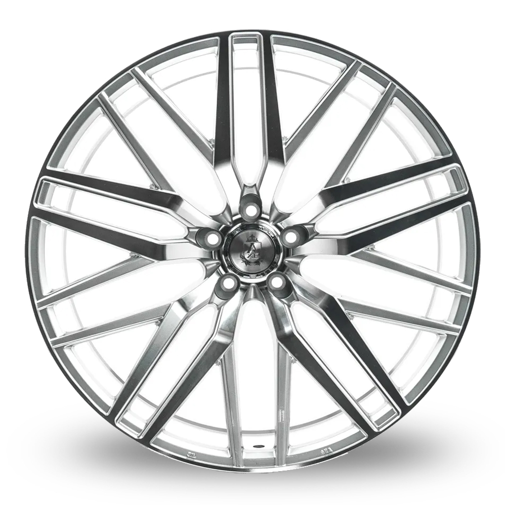 20 Inch Axe EX30 Silver Polished Alloy Wheels
