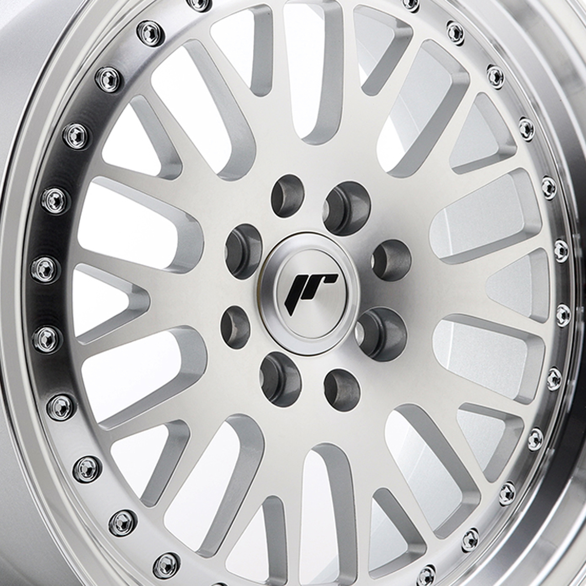 16 Inch Japan Racing JR10 (7x16) Silver Machined Face Alloy Wheels