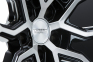 24 Inch Vossen HF-2 Brushed Gloss Black Alloy Wheels