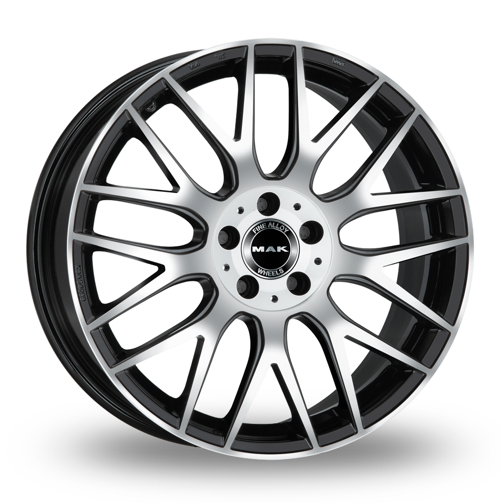 18 Inch MAK Arrow Black Mirror Alloy Wheels