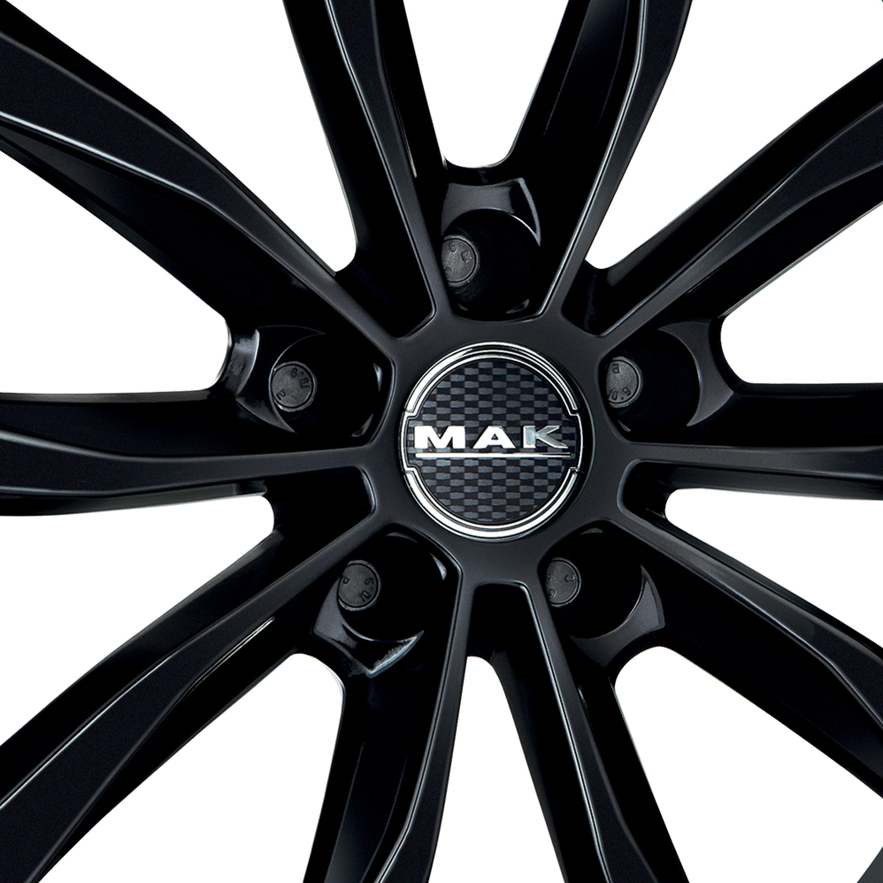 17 Inch MAK Wolf Gloss Black Alloy Wheels