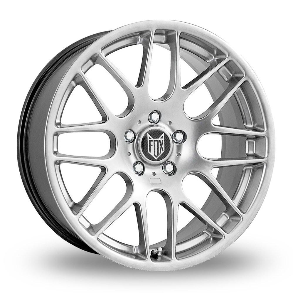 19 Inch Fox Racing DTM Silver Alloy Wheels