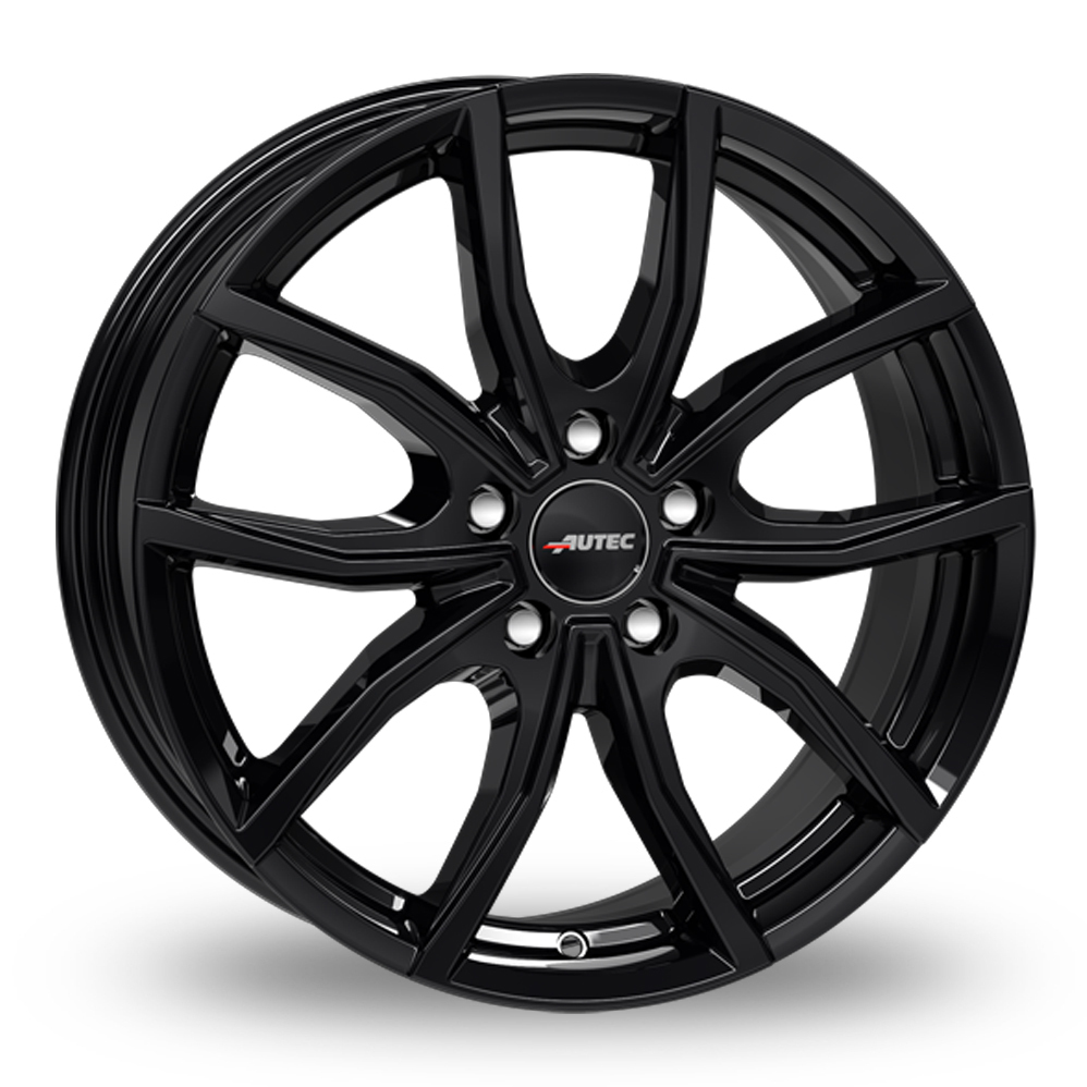 15 Inch Autec Vidron Gloss Black Alloy Wheels