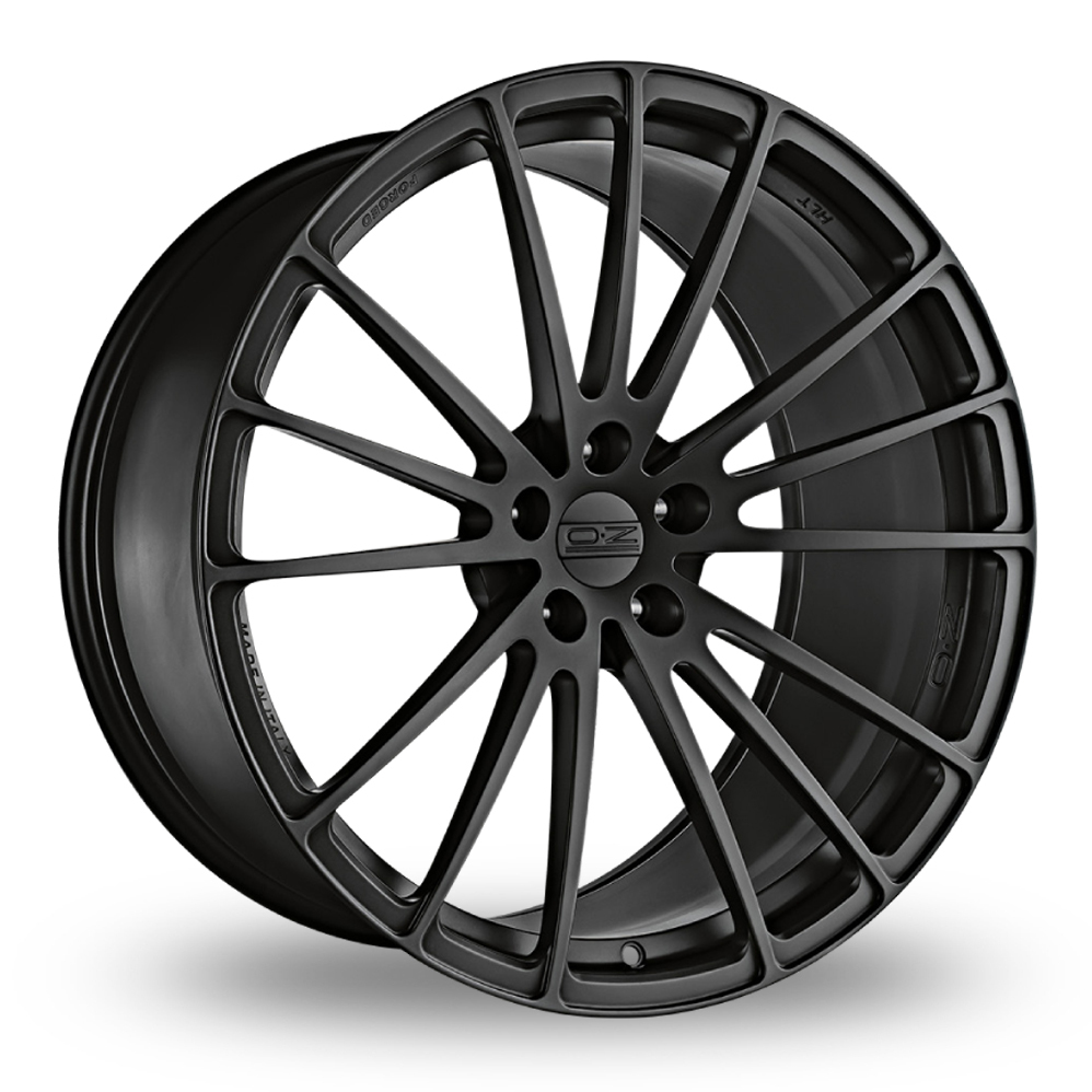 21 Inch OZ Racing Forged Ares Matt Black Alloy Wheels