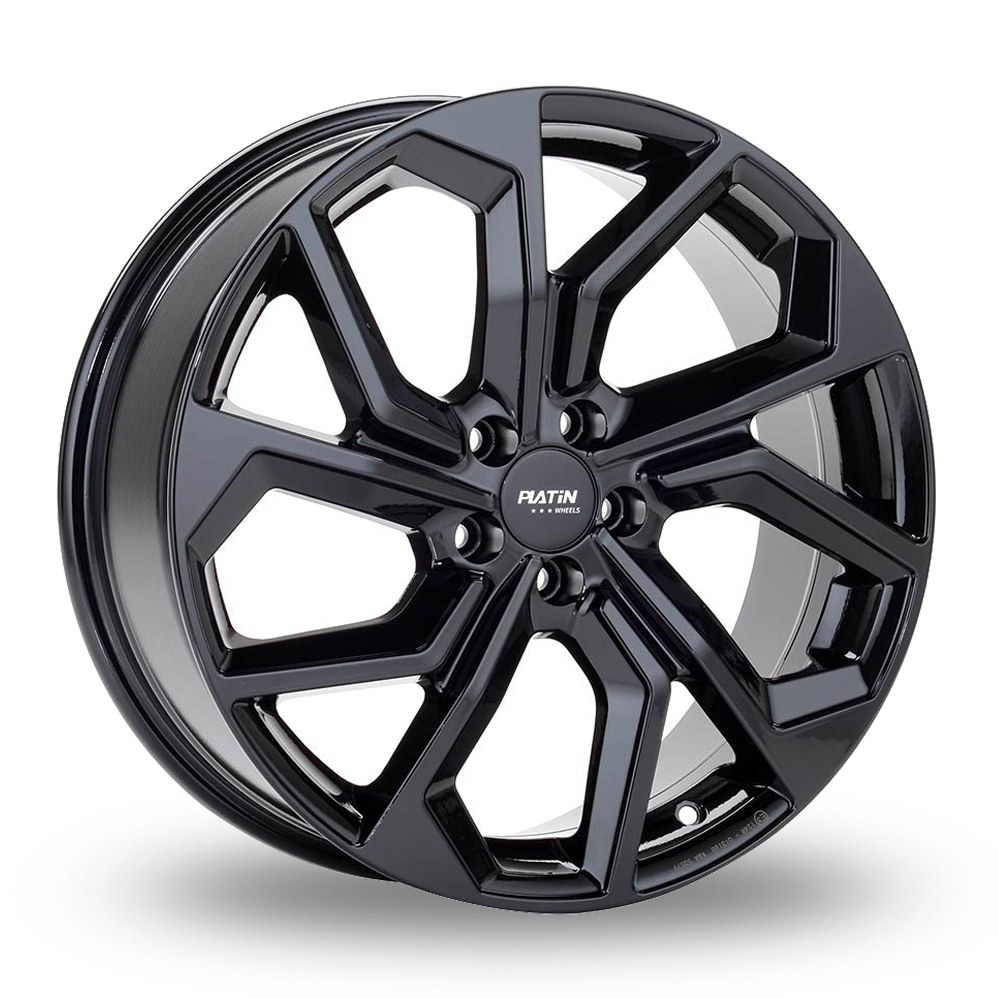 19 Inch Platin P 97 Gloss Black Alloy Wheels