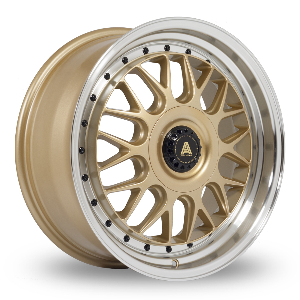 18 Inch Autostar Monza Gold Alloy Wheels