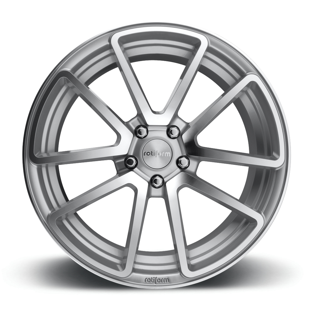 18 Inch Rotiform SPF Silver Polished Face Alloy Wheels