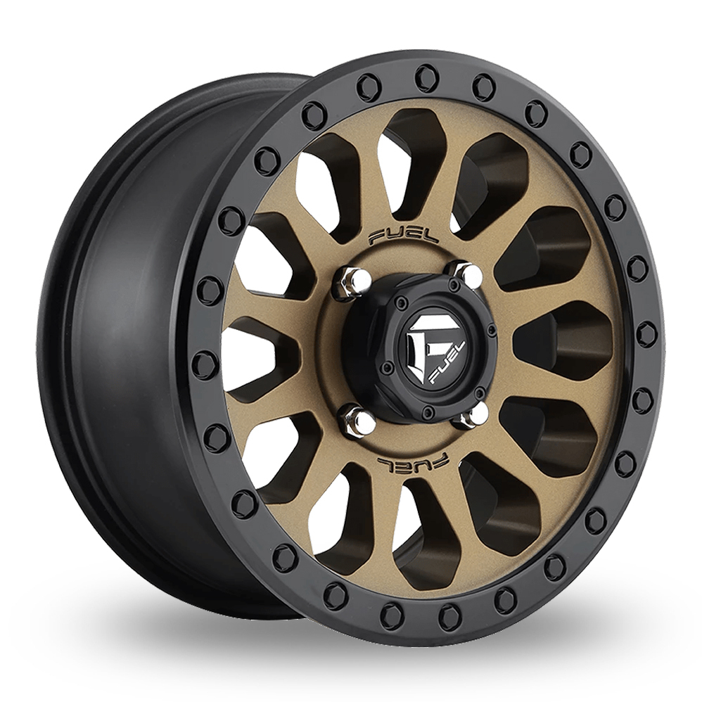 15 Inch Fuel Off-Road Vector UTV (USA Warehouse) Matt Bronze Black Bead Ring Alloy Wheels