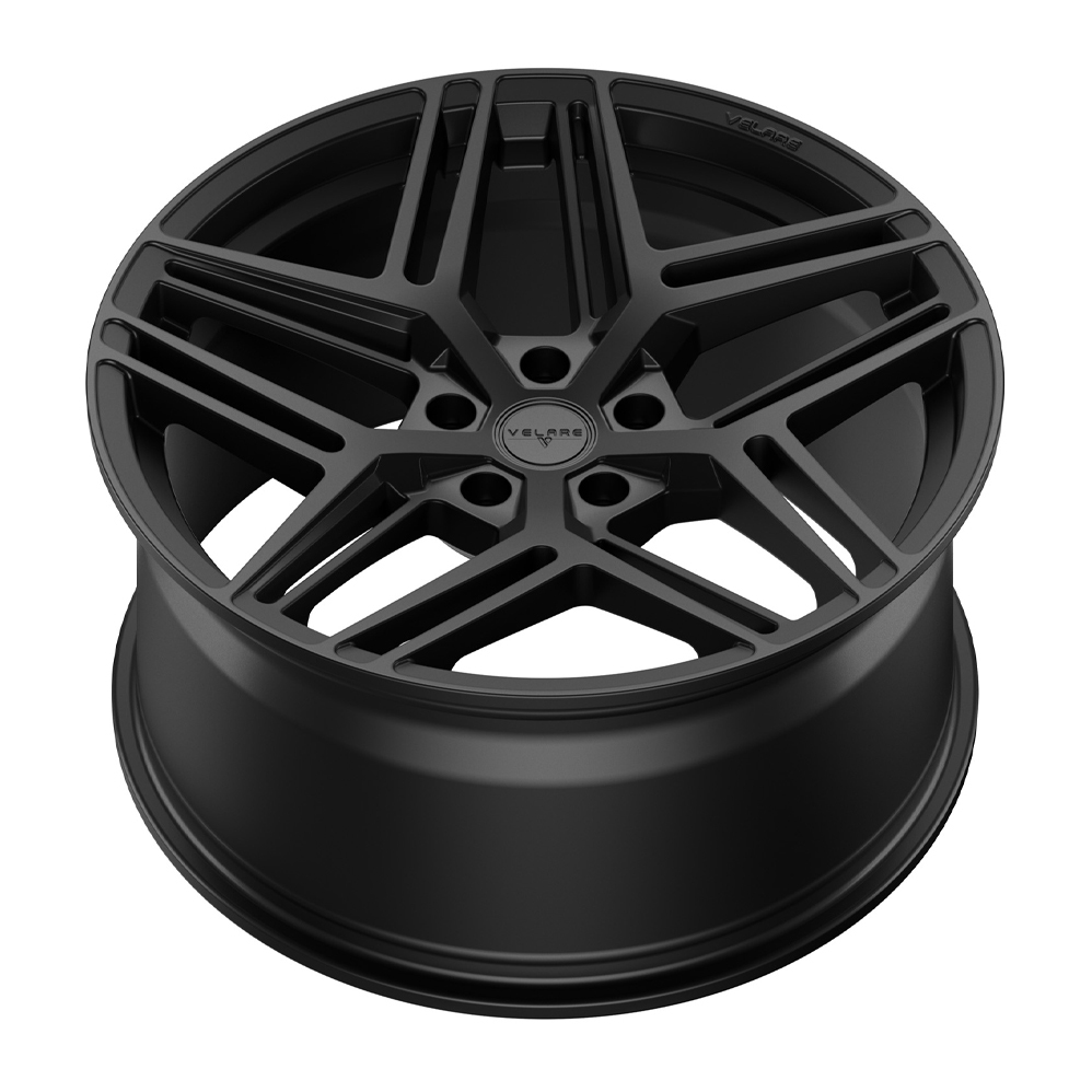 8.5x20 (Front) & 10x20 (Rear) Velare VLR16 Matt Black Alloy Wheels