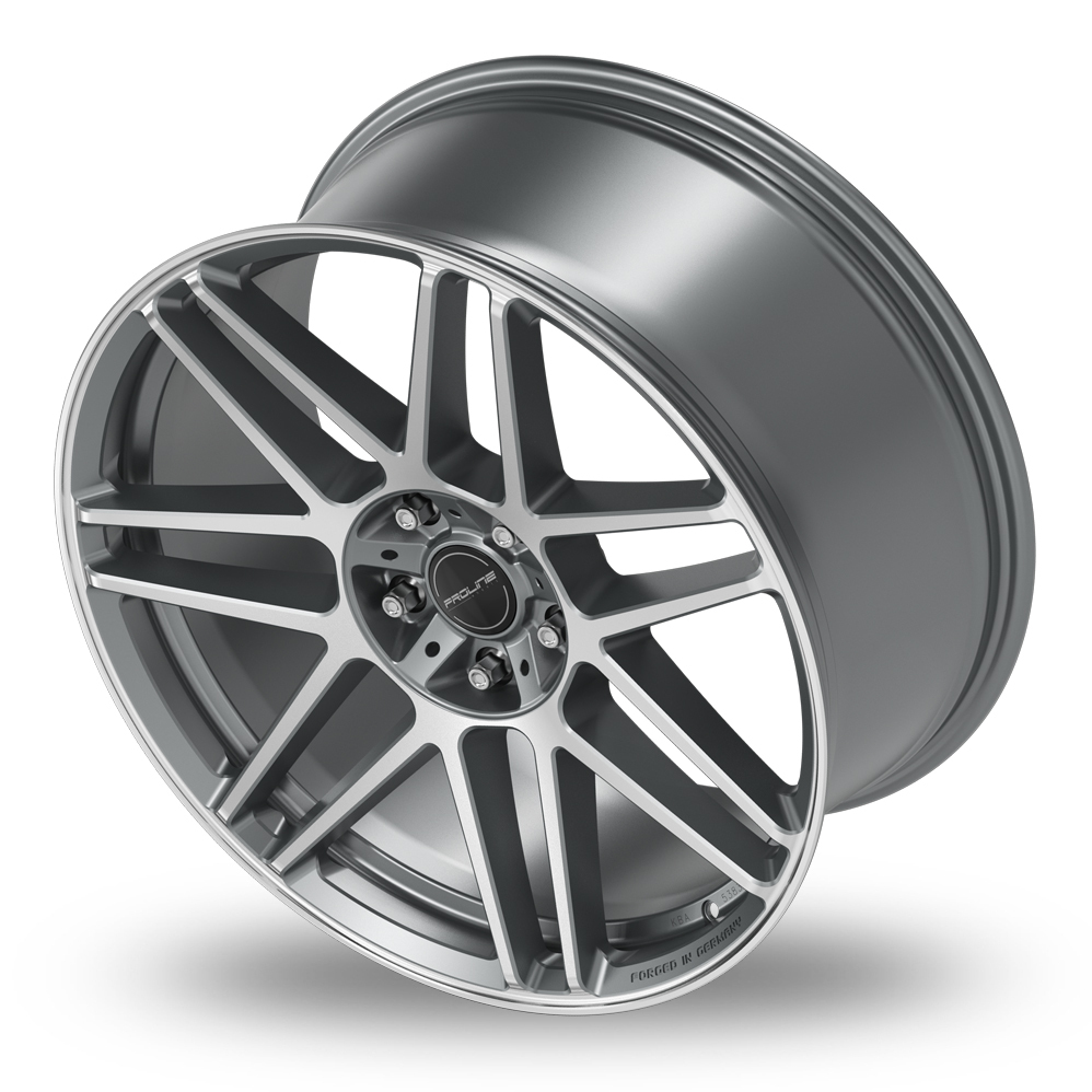 22 Inch Proline PFG FORGED Matt Grey Polished Alloy Wheels