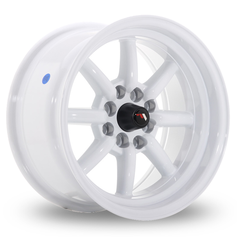 15 Inch Japan Racing JR19 (8x15) White Alloy Wheels