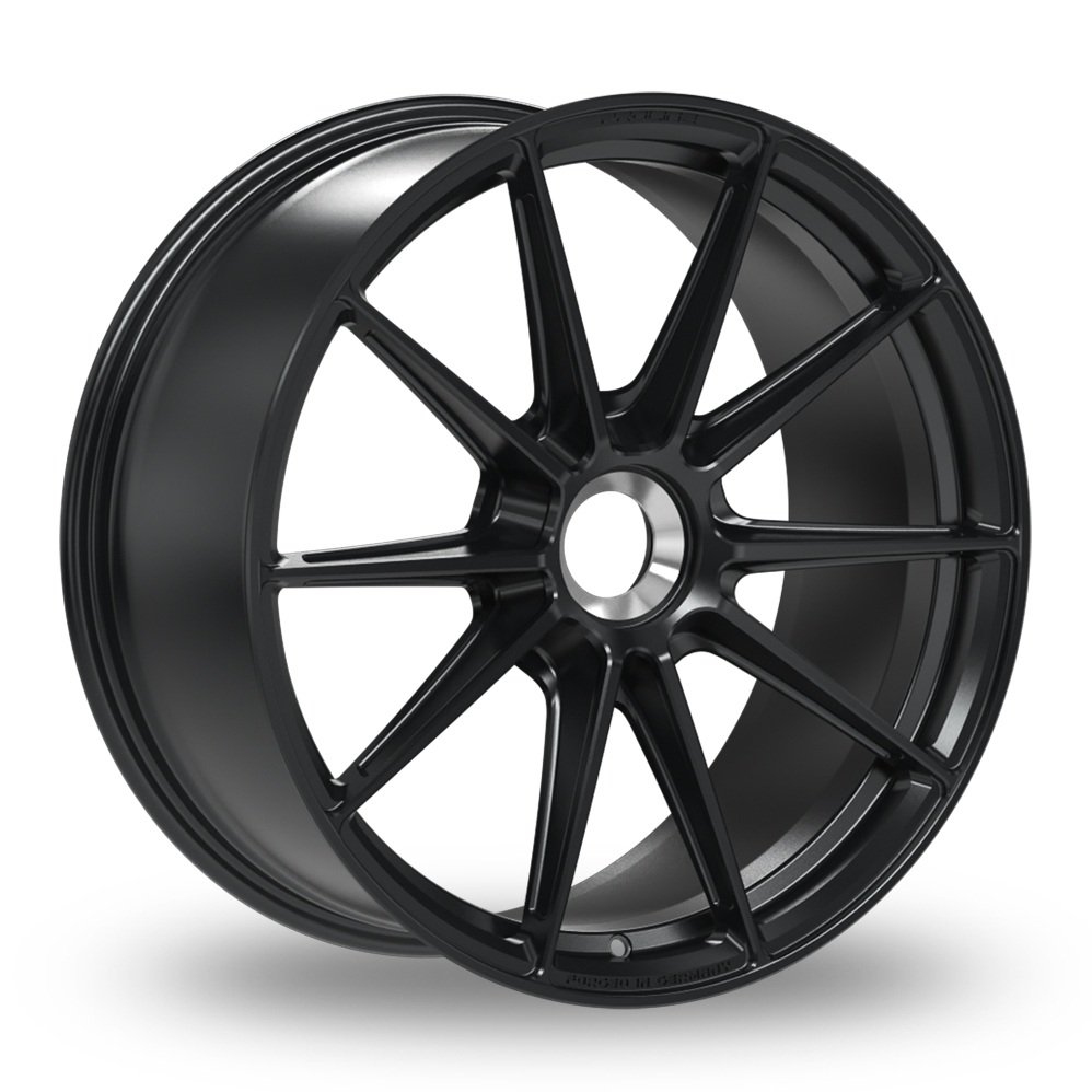 20 Inch Front & 21 Inch Rear Proline PFZ (FORGED) Matt Black Alloy Wheels