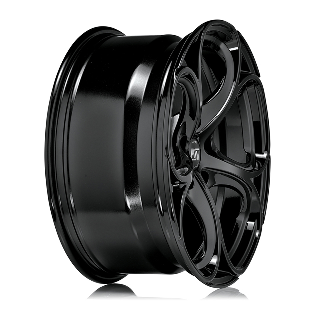 18 Inch MSW (by OZ) 82 Gloss Black Alloy Wheels