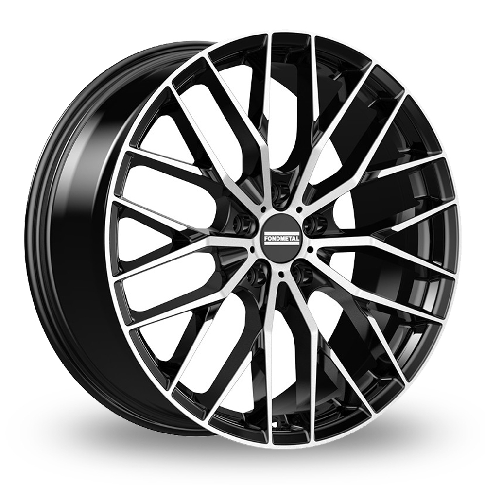 21 Inch Fondmetal Makhai Gloss Black Polished Alloy Wheels