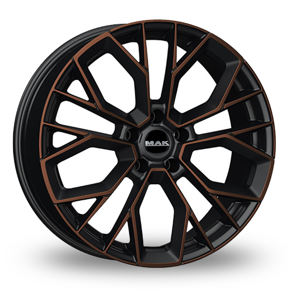 21 Inch MAK Stilo Matt Black Bronze Alloy Wheels