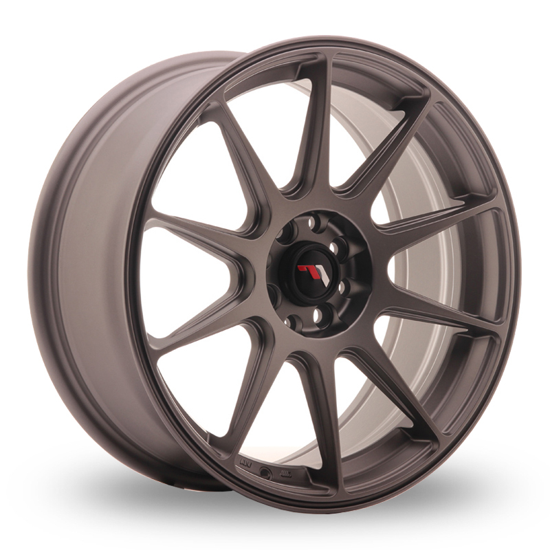 17 Inch Japan Racing JR11 (7.25x17) Matt Gun Metal Alloy Wheels