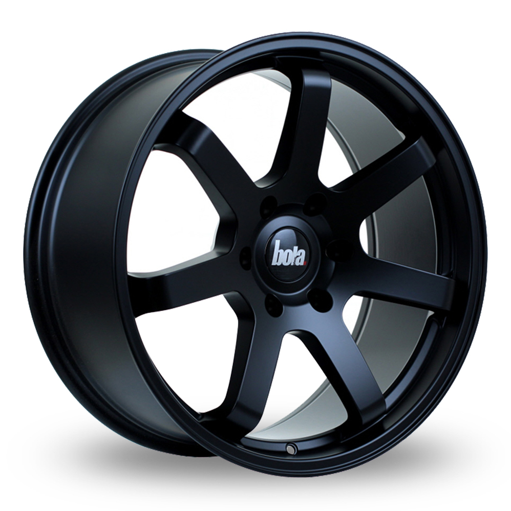 20 Inch Bola TR1 Matt Black Alloy Wheels