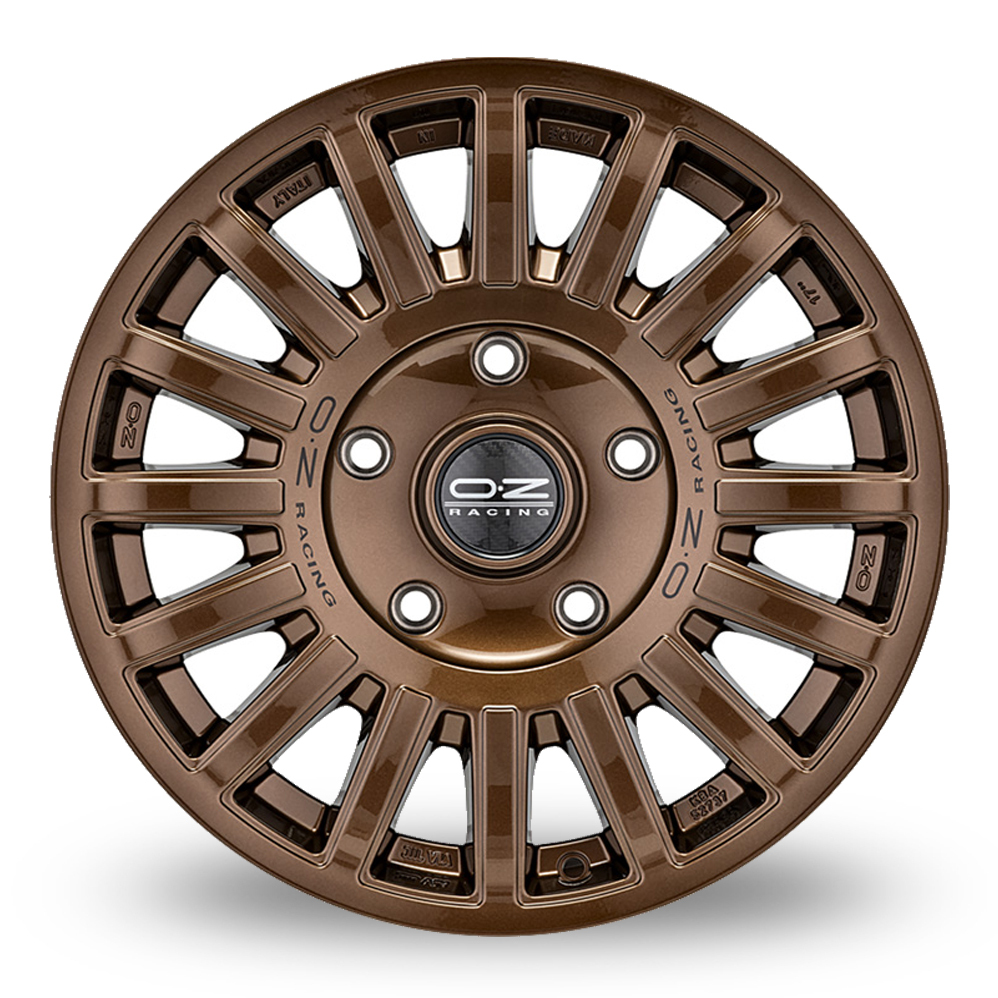 18 Inch OZ Racing Rally Raid Gloss Bronze Alloy Wheels