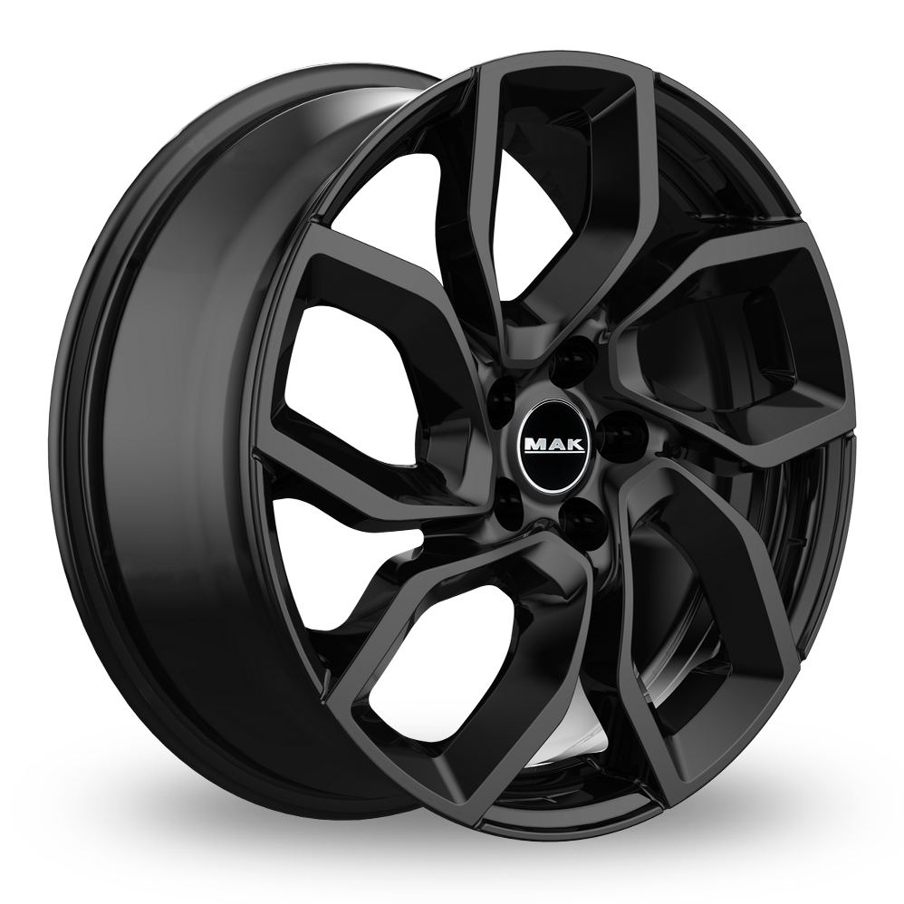 16 Inch MAK Apollo Gloss Black Alloy Wheels