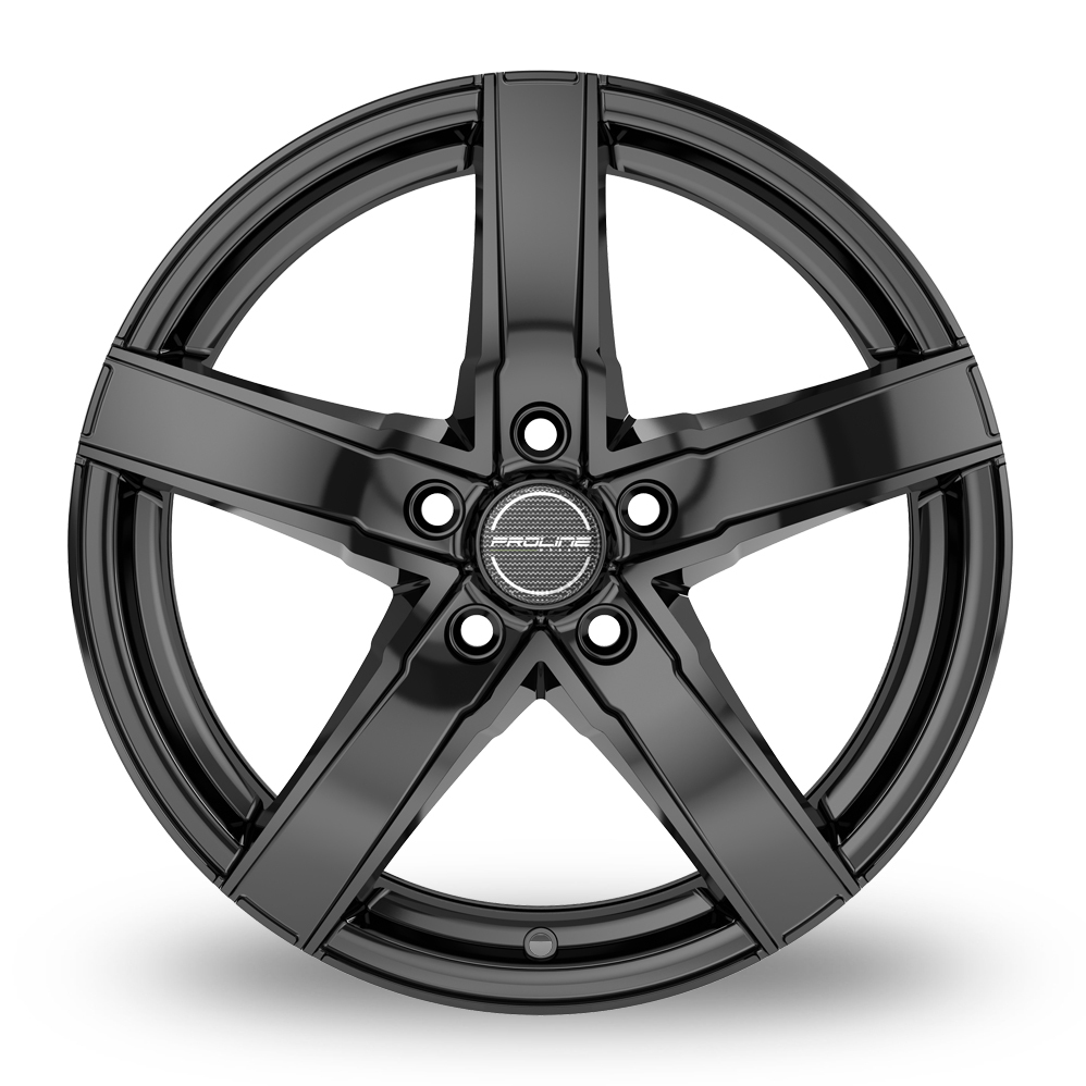 17 Inch Proline SX100 Black Glossy Alloy Wheels