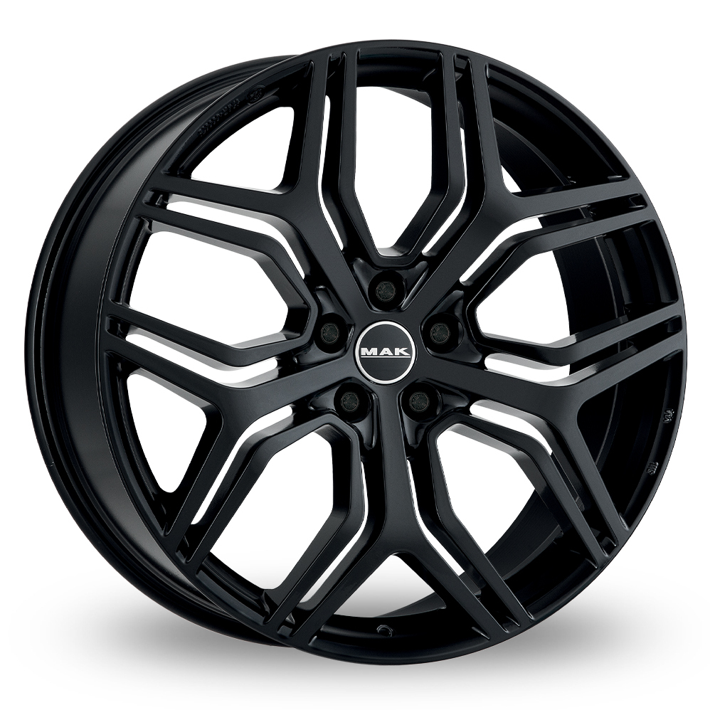 22 Inch MAK Kingdom Gloss Black Alloy Wheels