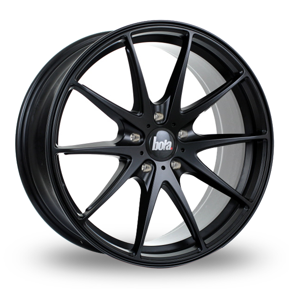 18 Inch Bola B9 Matt Black Alloy Wheels